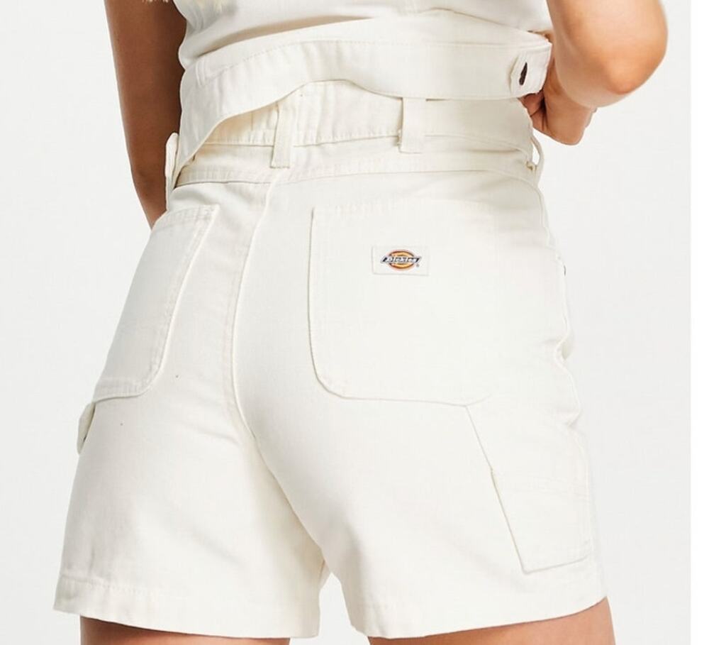 Dickies Duck Canvas Carpenter shorts in white -Size 29-NWOT